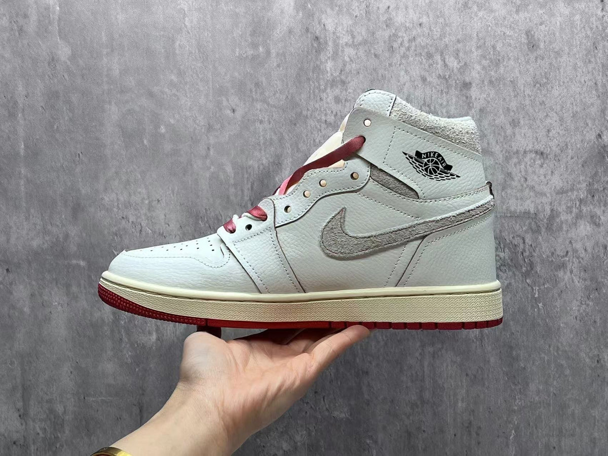 Air Jordan 1 Retro Cinnabar-Red Leather High-Top Sneakers | 36–47.5