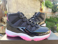 Air Jordan 11 Retro Black & Rose Pink Sneakers | 36–47