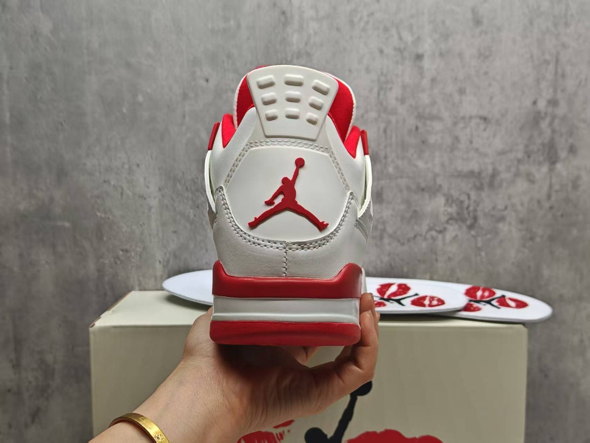 Air Jordan 4 Retro Valentine's Day White & Sierra Red | 36–47.5