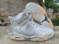Air Jordan 6 Metallic Silver Sneakers | 36–47