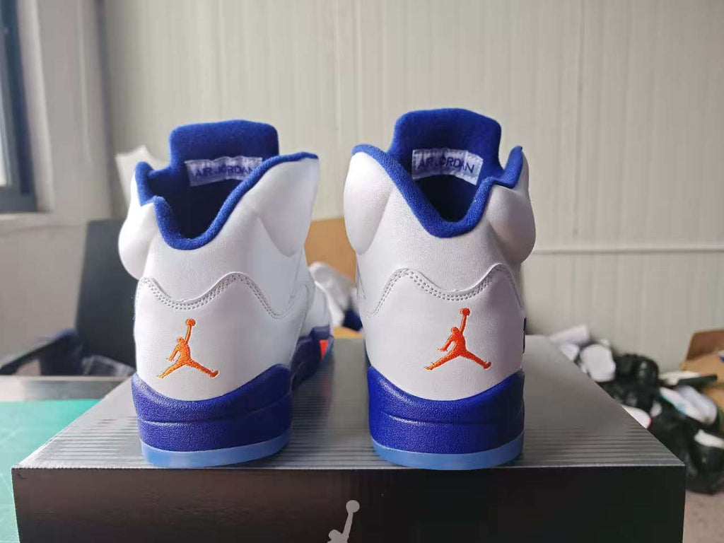 Air Jordan 5 Phoenix Suns White & Purple Sneakers | 36–47