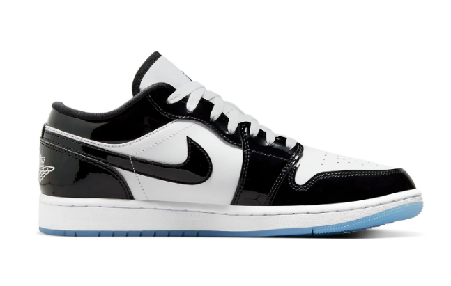 Air Jordan 1 Low SE 'Black White Concord' (F1C329)（151）