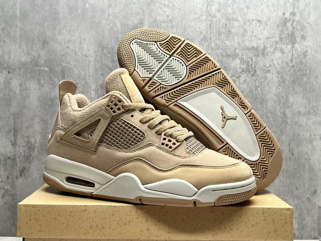 Air Jordan 4 Retro Milk Tea Beige & Cream Sneakers | 36–47.5