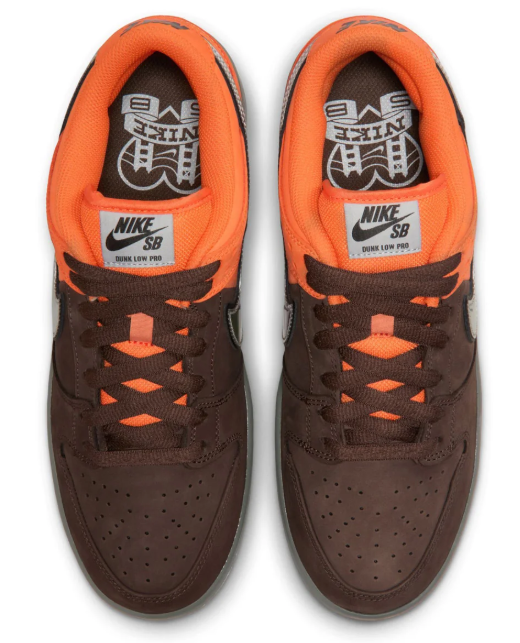 Nike SB Dunk Low Pro 'Muni Fast Pass' Safety Orange/Wolf Grey/Baroque Brown (129)