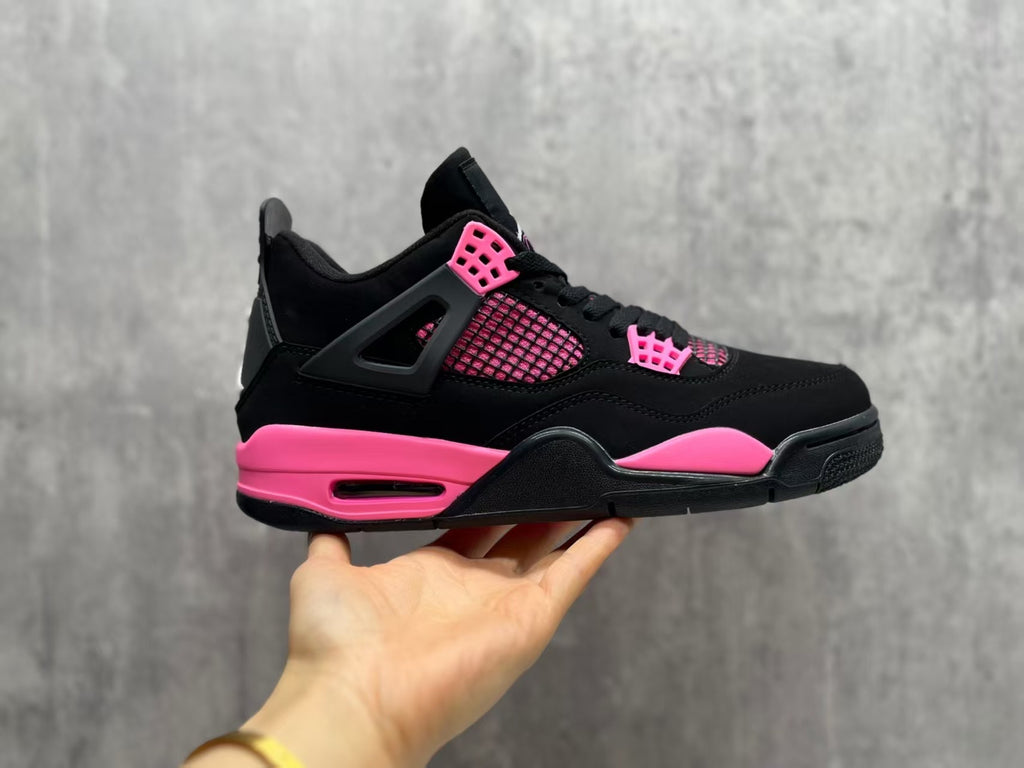Air Jordan 4 Retro Orchid Black & Pink Sneakers | 36–47.5