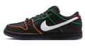 Nike SB Dunk Low Pro QS “Black/White–Challenge Red” (140)