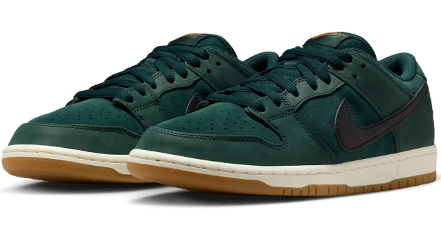 Nike SB Dunk Low Orange Label “Deep Fir” (120)