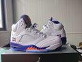 Air Jordan 5 Phoenix Suns White & Purple Sneakers | 36–47