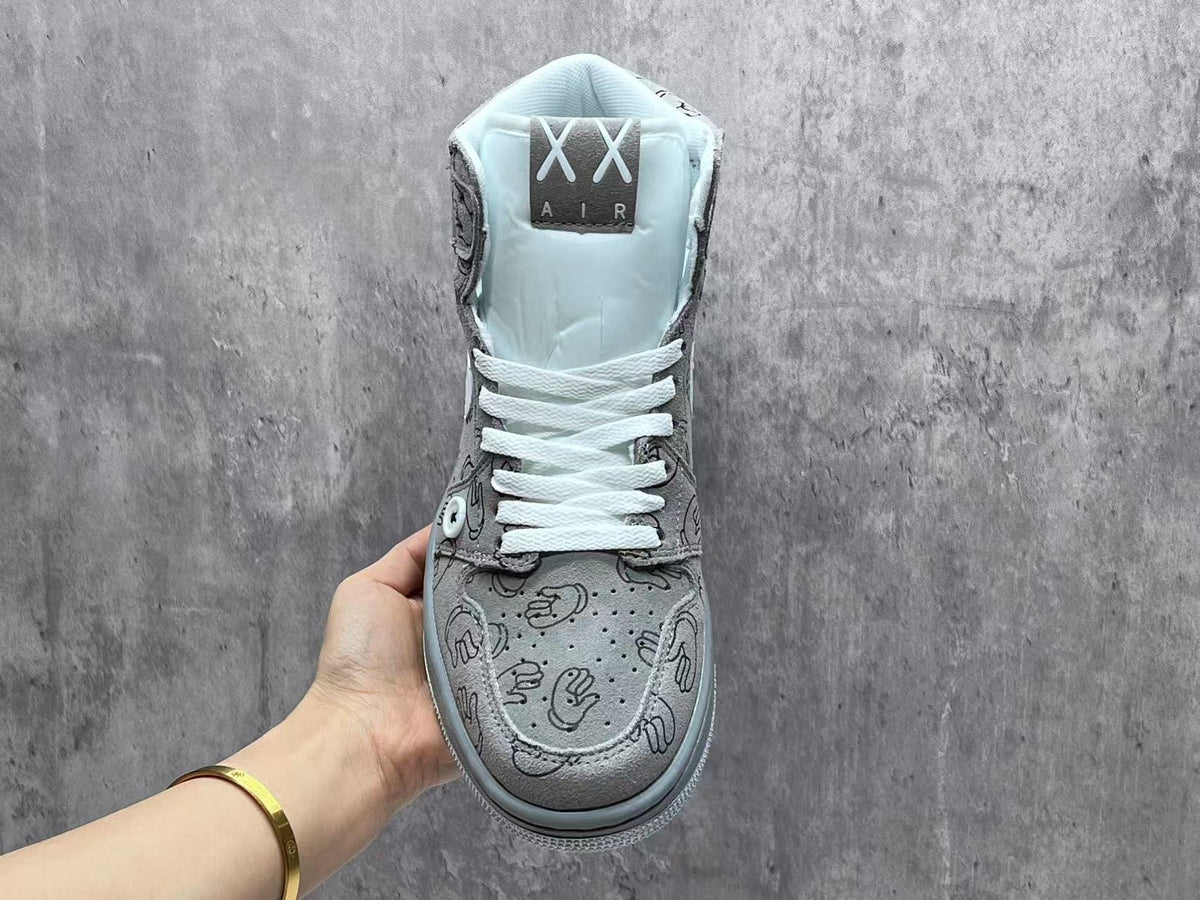 Air Jordan 1 Retro Angel Grey Graphic High-Top Sneakers | 36–47.5 (Copy)