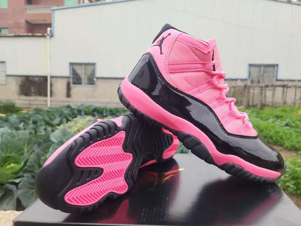 Air Jordan 11 Retro Black & Pink Sneakers | 36–47
