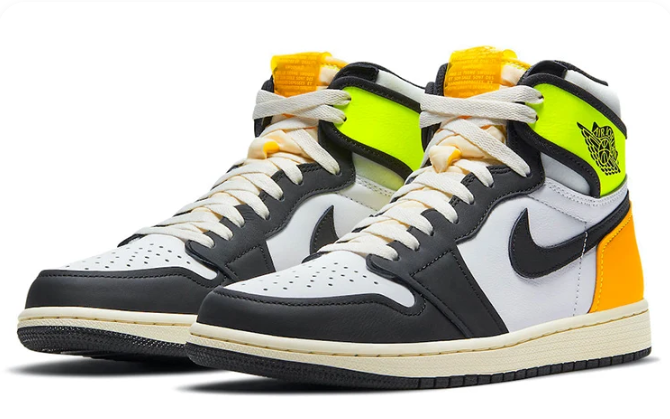 Air Jordan 1 Retro High OG 'Volt Gold' 555088-118（124）
