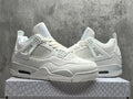 Air Jordan 4 Retro White Mamba All-White Sneakers | 36–47.5