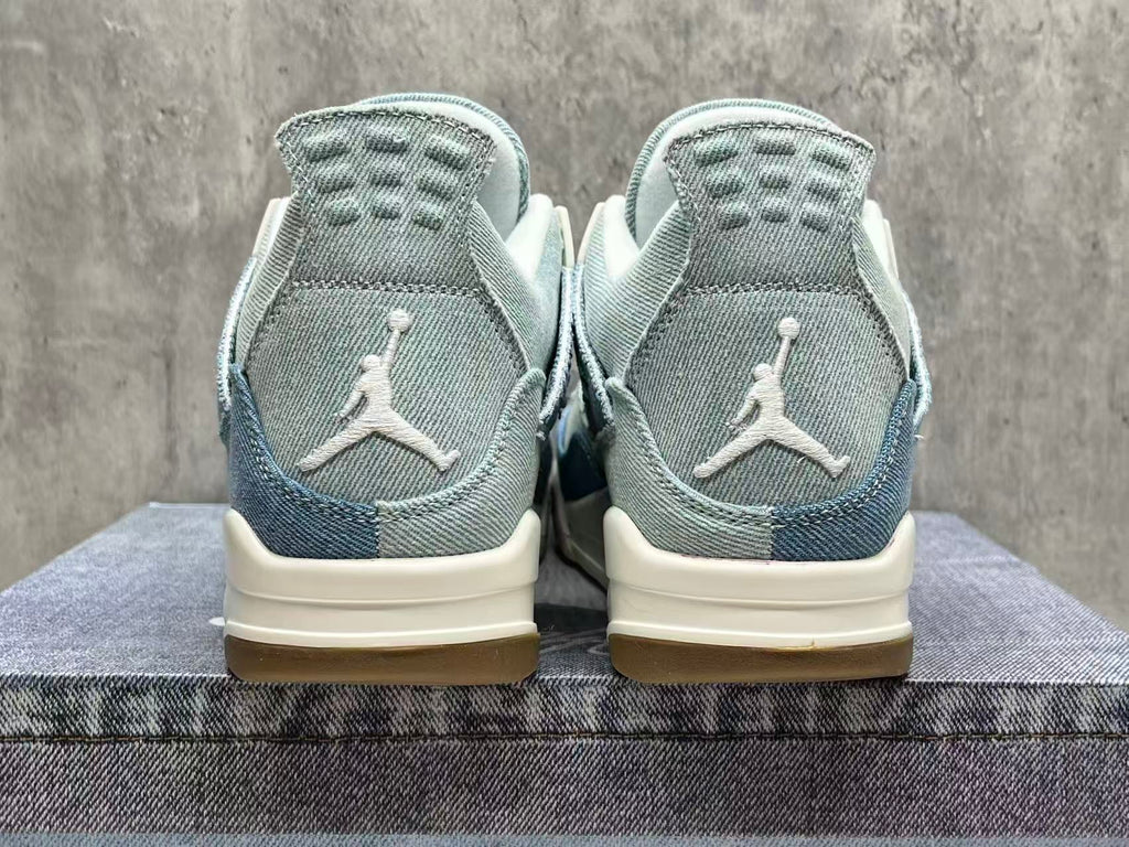 Air Jordan 4 Retro Denim Blue Sneakers | 36–47.5