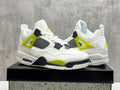 Air Jordan 4 Retro White & Lime Sneakers | 36–47.5
