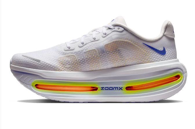 Nike Vomero Premium - White with Blue & Orange Accents (230)