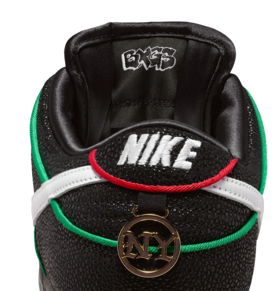 Nike SB Dunk Low Pro QS “Black/White–Challenge Red” (140)