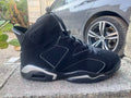 Air Jordan 6 Retro Black & Silver-Grey Sneakers | 36–47