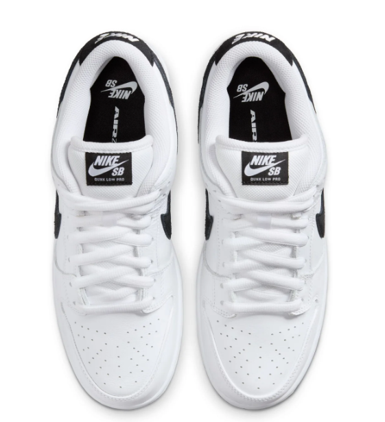 Nike SB Dunk Low Pro “White/Black/White” (120)