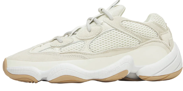 adidas Yeezy 500 'Bone White' ($139.95)