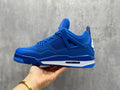 Air Jordan 4 Retro Motorsport Blue & White Sneakers | 36–47.5