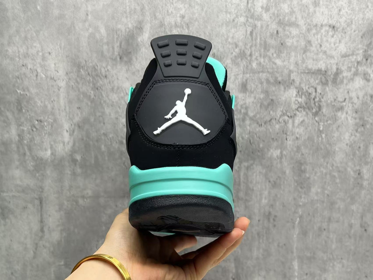 Air Jordan 4 Retro Tiffany Black & Mint Green Sneakers | 36–47.5