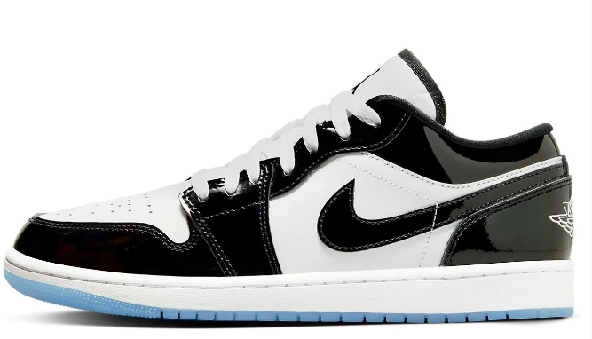 Air Jordan 1 Low SE 'Black White Concord' (F1C329)（151）