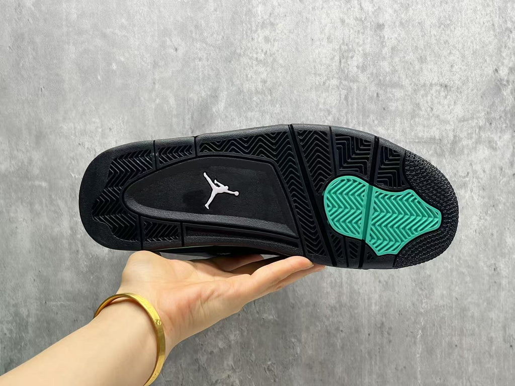 Air Jordan 4 Retro Tiffany Black & Mint Green Sneakers | 36–47.5