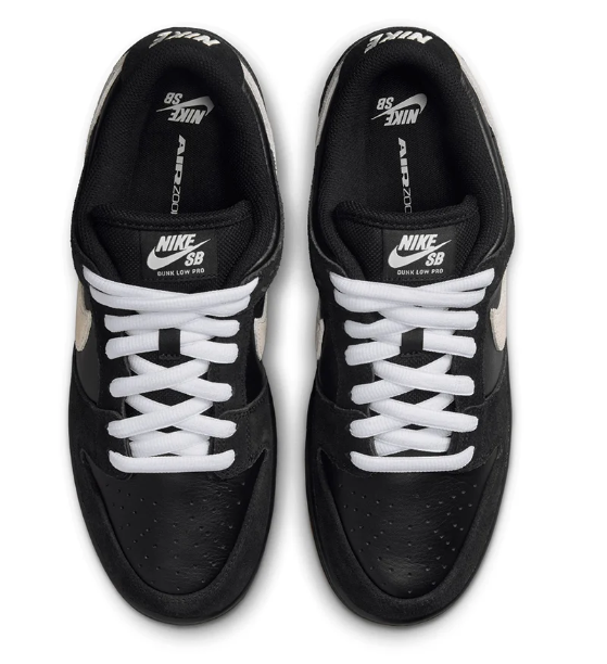 Nike SB Dunk Low Pro Black White Shoes  (120)