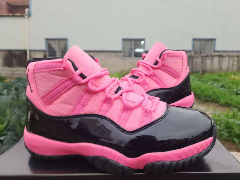 Air Jordan 11 Retro Black & Pink Sneakers | 36–47